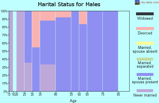 Herndon marital status for males