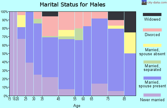 Hollidaysburg marital status for males