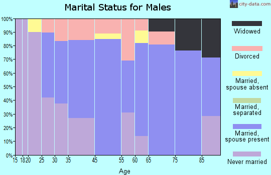 Hooversville marital status for males