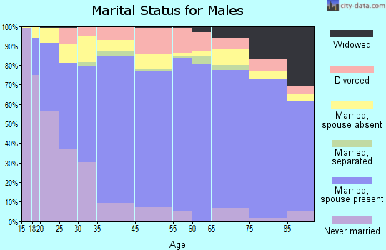 Fallbrook marital status for males