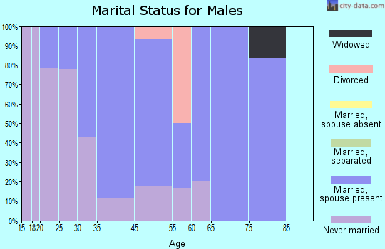 Kratzerville marital status for males
