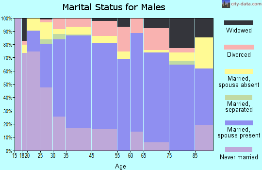 Fillmore marital status for males