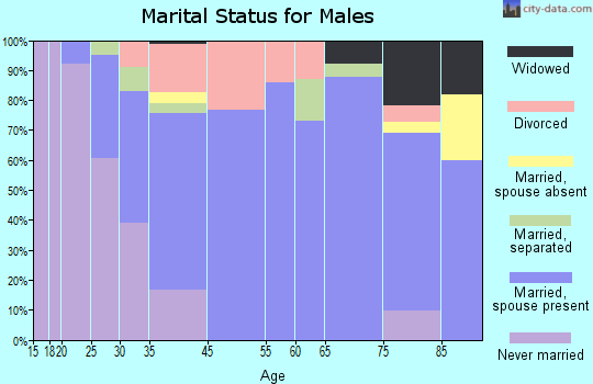 Lehighton marital status for males
