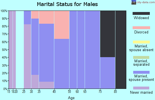 Lewisberry marital status for males