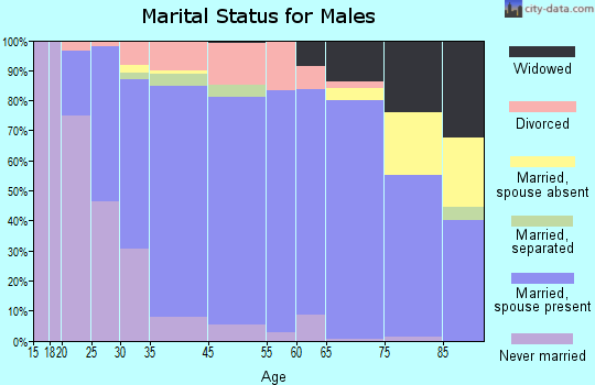 Lititz marital status for males