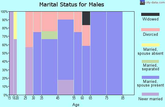 Little Meadows marital status for males