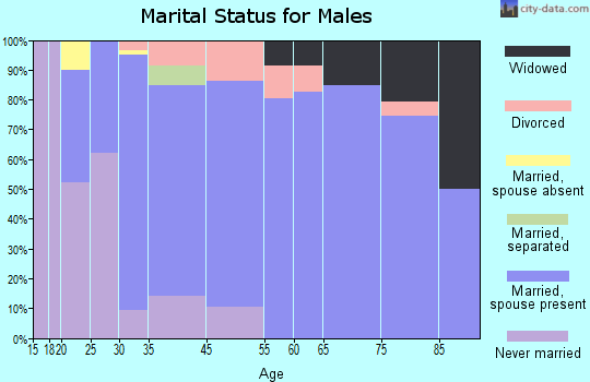 Littlestown marital status for males