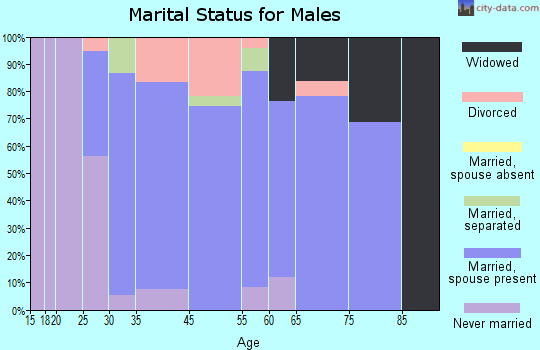 Loganville marital status for males