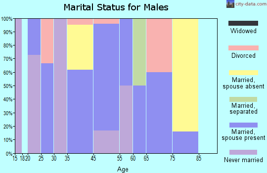Markleysburg marital status for males