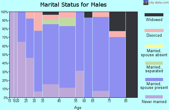 Matamoras marital status for males