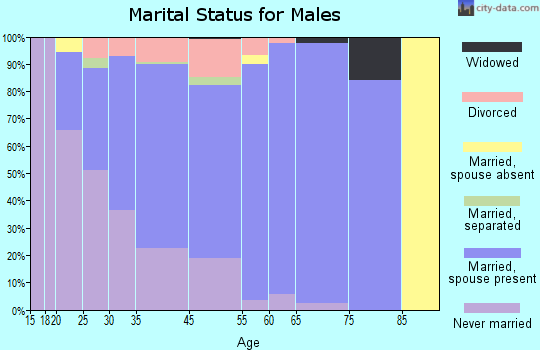 Mechanicsburg marital status for males