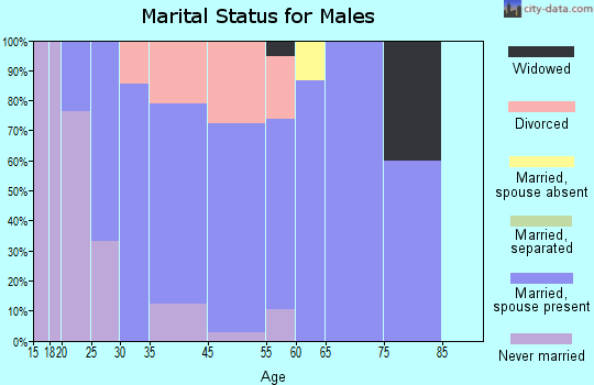 Monroe marital status for males