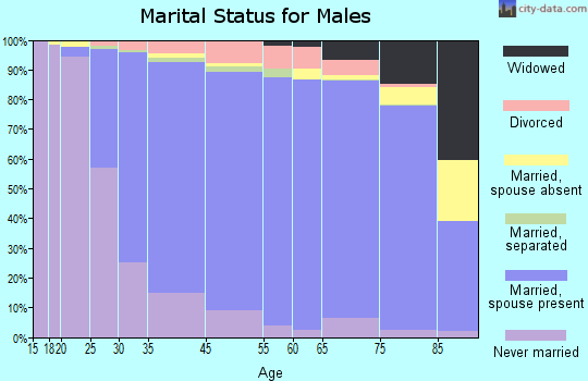 Mount Lebanon marital status for males