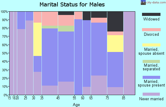 Nesquehoning marital status for males