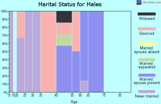 New Buffalo marital status for males