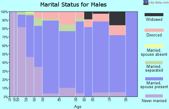 New Holland marital status for males