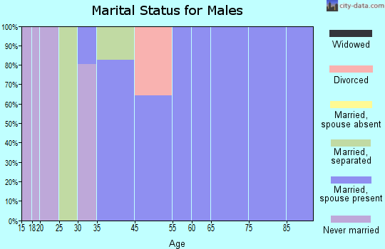 New Kingstown marital status for males