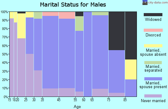 New Wilmington marital status for males