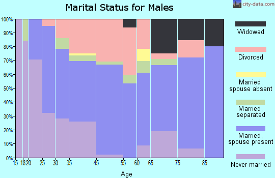 North York marital status for males