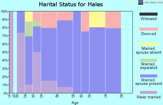 Paradise marital status for males