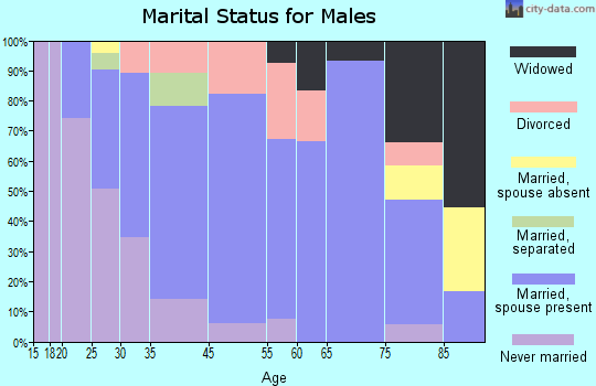 Pine Grove marital status for males