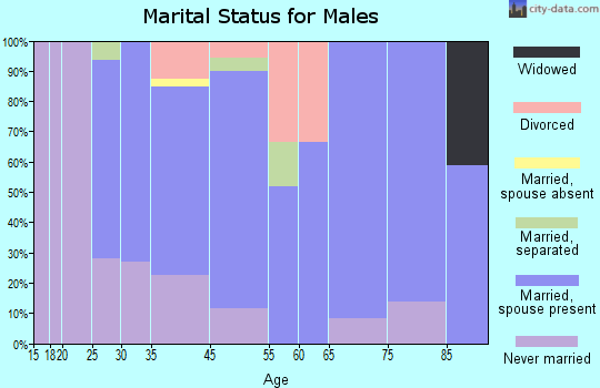 Point Marion marital status for males