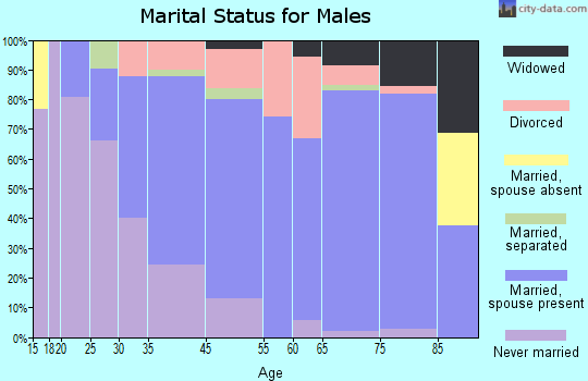 Port Vue marital status for males