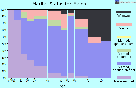 Pymatuning Central marital status for males