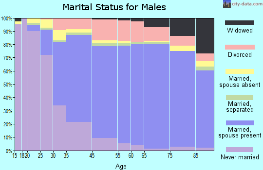 Goleta marital status for males