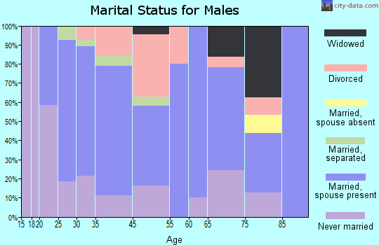 Salisbury marital status for males