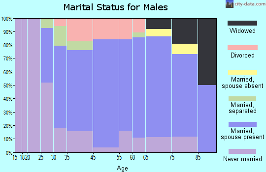 Saltsburg marital status for males
