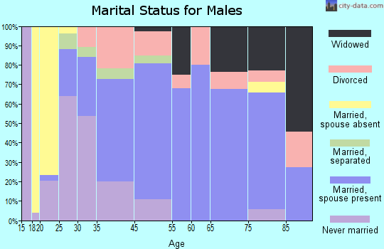 Schwenksville marital status for males