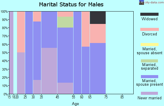 Shippingport marital status for males