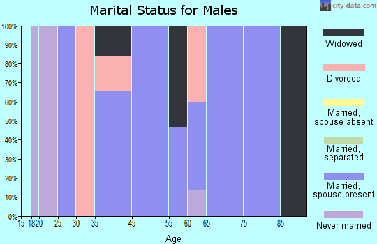 Slickville marital status for males