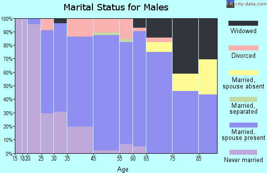 Smethport marital status for males