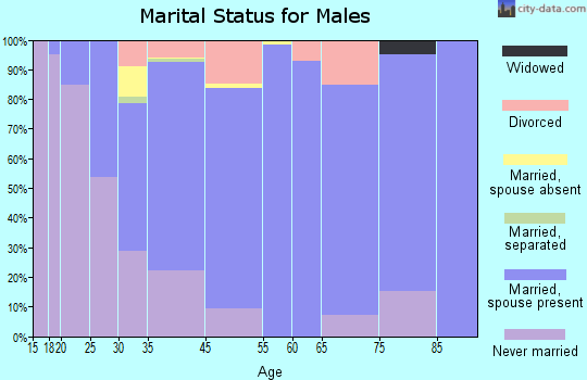 Souderton marital status for males
