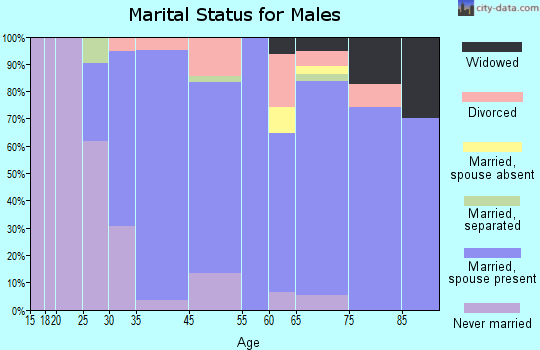 Speers marital status for males