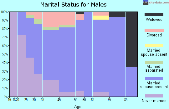 Spry marital status for males