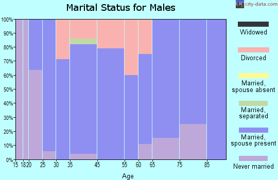 Addison marital status for males