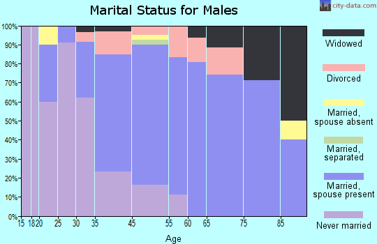 Troy marital status for males