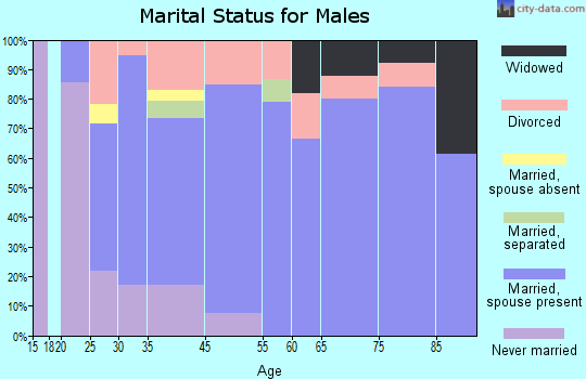 Wernersville marital status for males