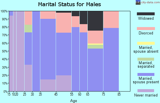Hayfork marital status for males
