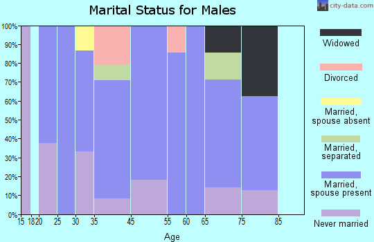 Wilburton Number One marital status for males