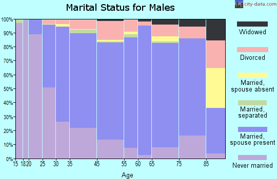 Willow Grove marital status for males
