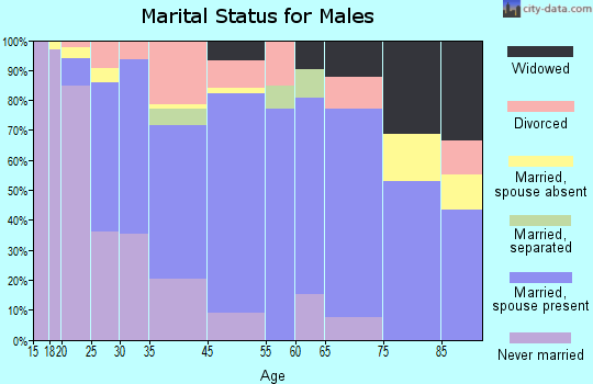 Abbeville marital status for males