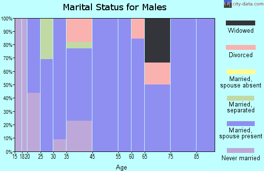 Aynor marital status for males