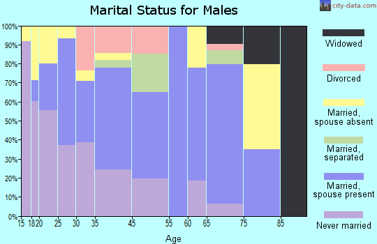 Bamberg marital status for males