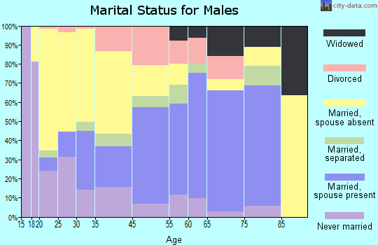 Bennettsville marital status for males