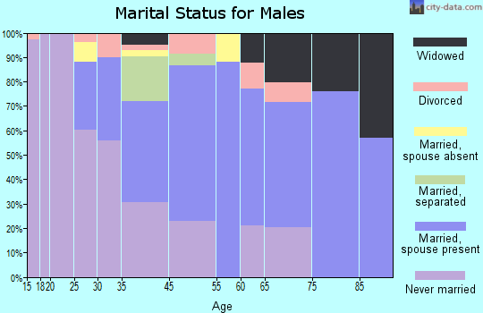 Blackville marital status for males