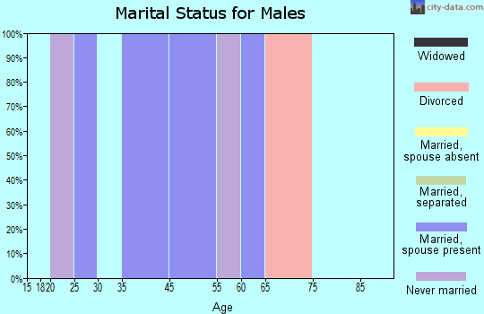 Bradley marital status for males